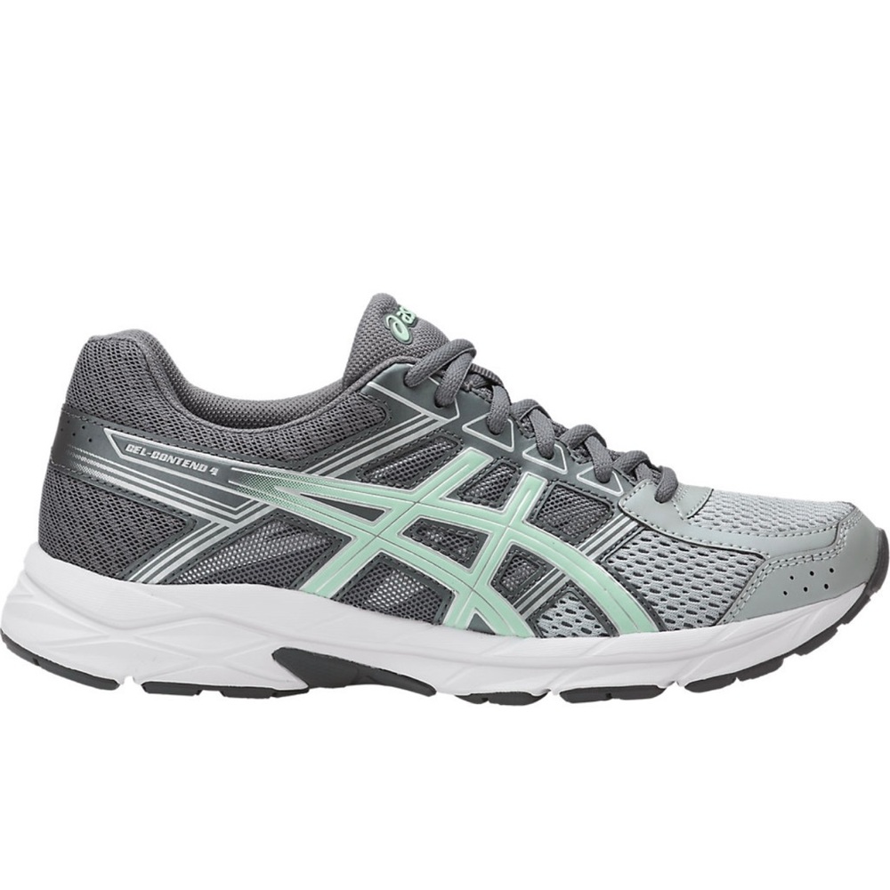 ASICS GEL-CONTEND 4 : Mid Grey/Glacier Sea/Silver women’s running shoes SZ 9